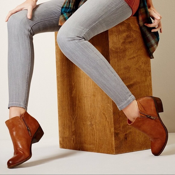 Lucky Brand Shoes - 🍀Lucky Brand Basel Toffee Leather Bootie 8 / 38.5
